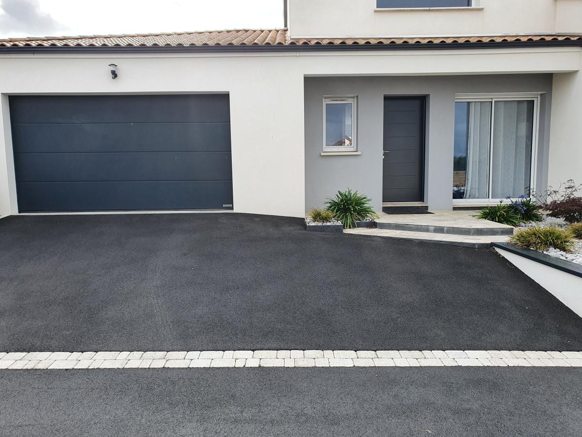 Revetement enrobé aux Brouzils en Vendée