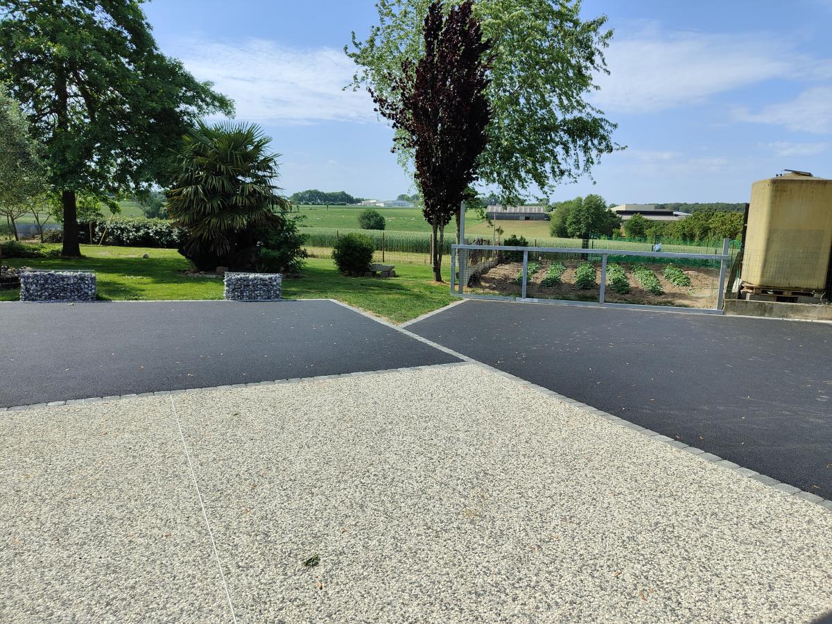 Revetement enrobé aux Brouzils en Vendée