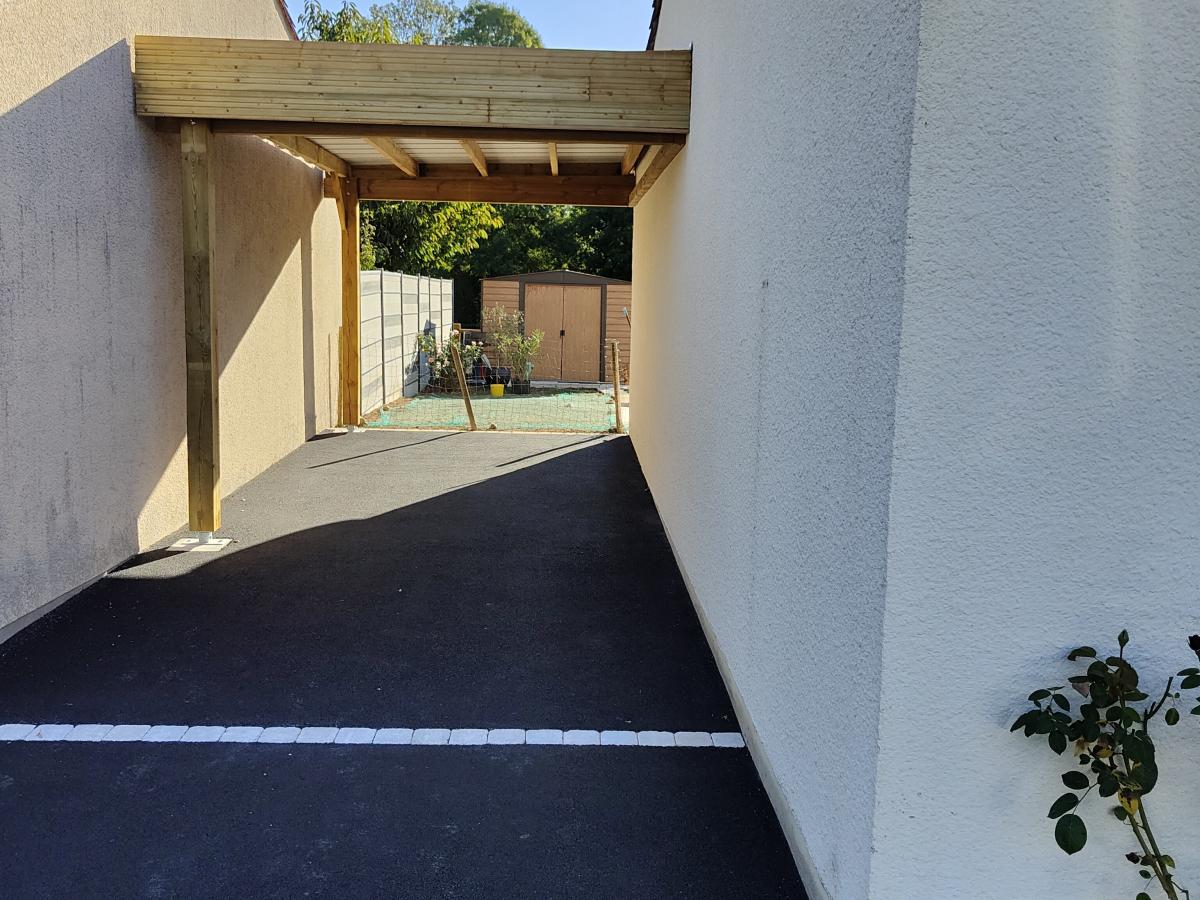 Revetement enrobé aux Brouzils en Vendée