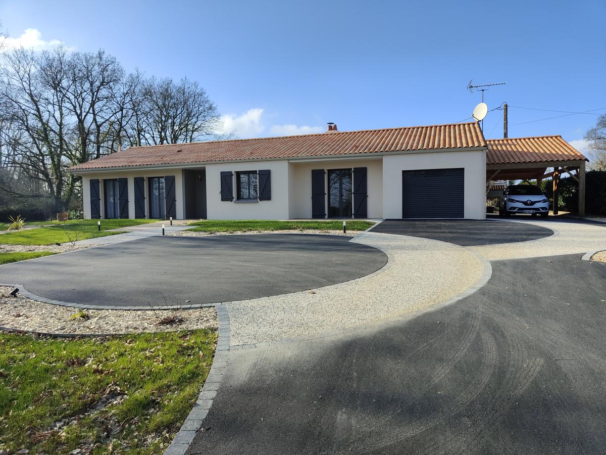 Revetement enrobé aux Brouzils en Vendée